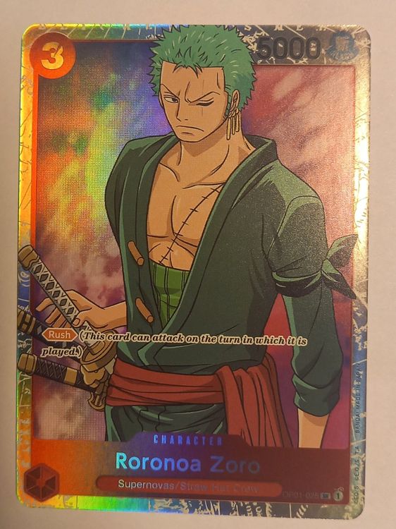 One Piece Card Game TCG Roronoa Zoro OP01025 Kaufen auf Ricardo