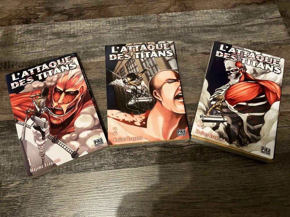 Attaque de Titans Vol 1-2-3 | Kaufen auf Ricardo