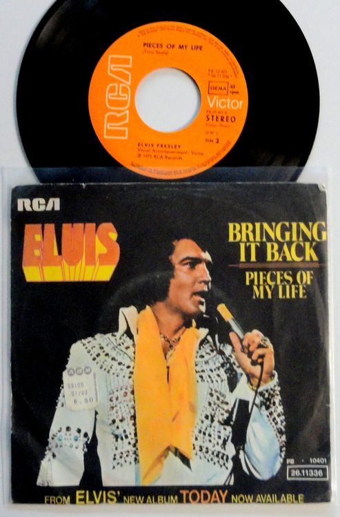 Si Elvis Presley Bringing It Back Rca 1975 Top Kaufen Auf Ricardo