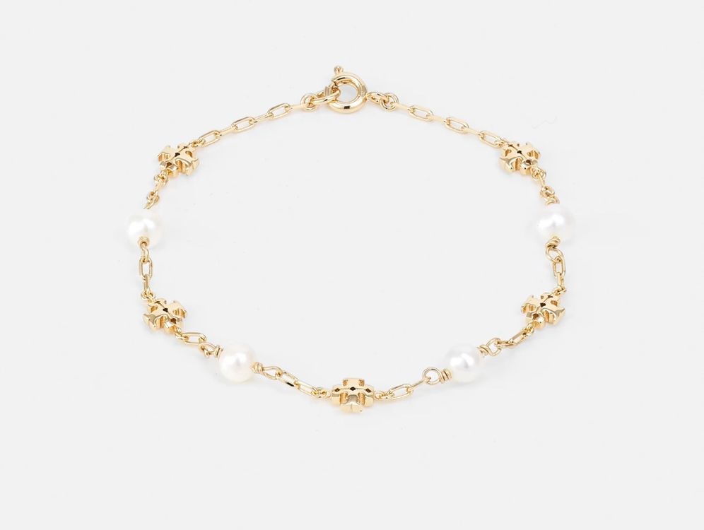 Tory Burch KIRA PEARL CHAIN BRACELET Armband Kaufen auf Ricardo