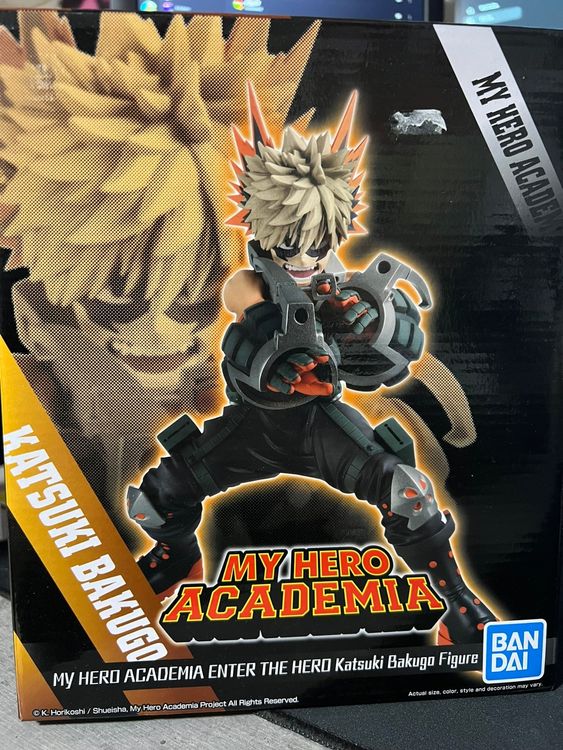 My Hero Academia Actionfigur Bakugo AP Shot 1:10 – Detailreiche PVC-Figur In Geschenkbox