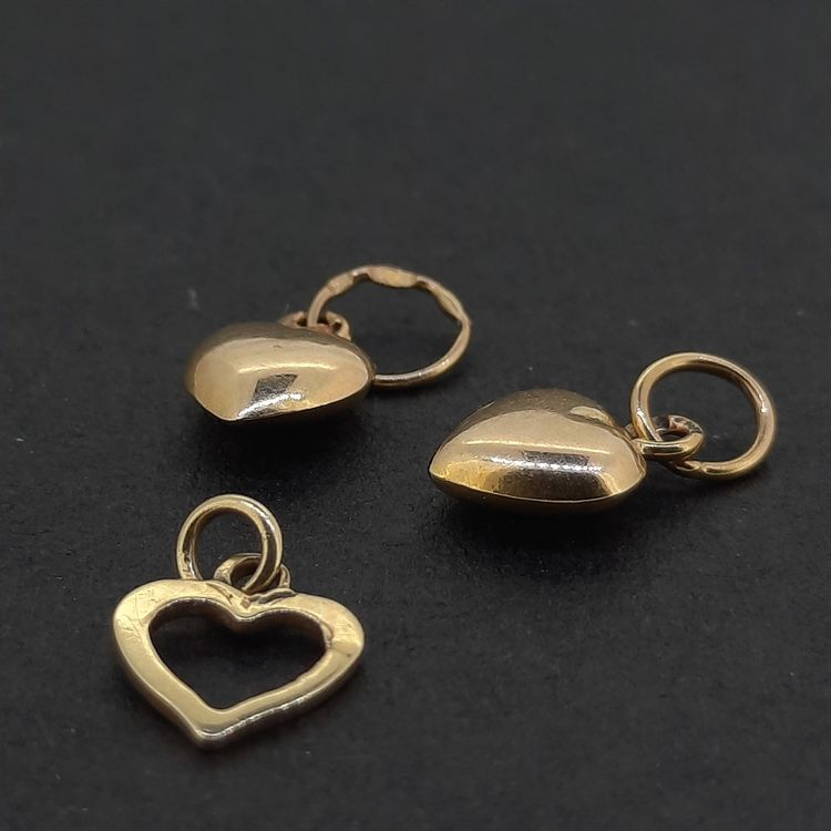 Edle HerzGoldanhänger in 750 Gelbgold Kaufen auf Ricardo