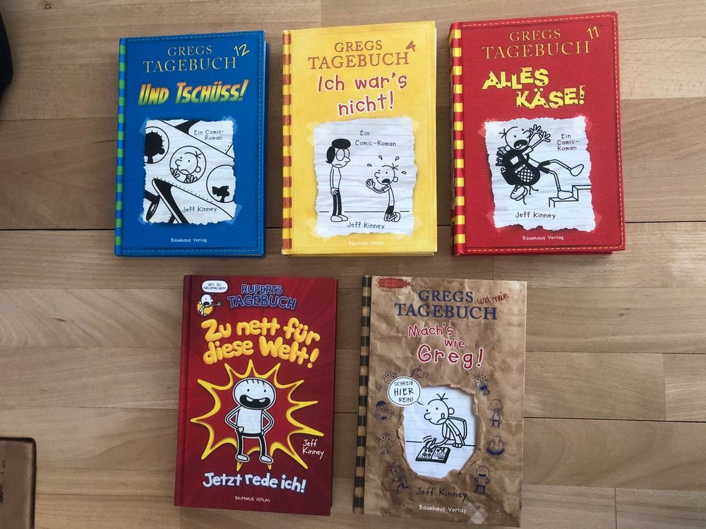 5 Bücher der Buchreihe GREGS TAGEBUCH Kaufen auf Ricardo
