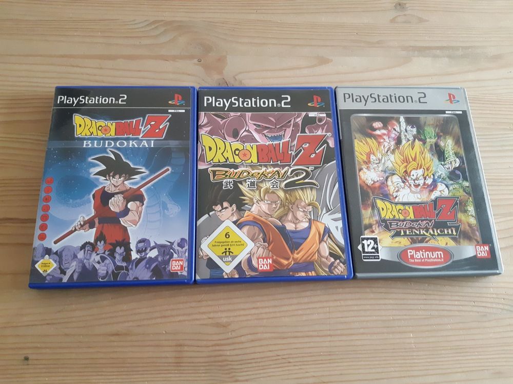 Lot De Jeux Dragon Ball Z Budokai Tenkaichi Pour PlayStation 2 - Occasion Bon état