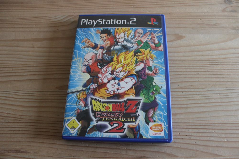 Jeu PS2 Dragon Ball Z Budokai Tenkaichi 2 - Très Bon état, Disque Légèrement Rayé, Version PAL EUR