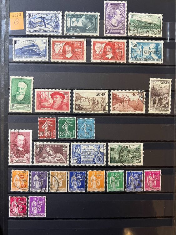 Année complète 1937 Oblitérés Kaufen auf Ricardo