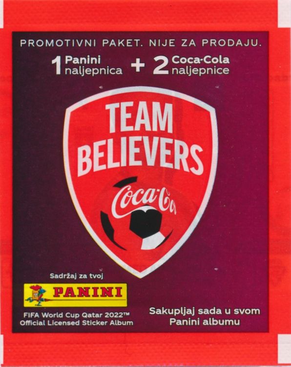 Panini WM 2022 Qatar Coca Cola Kroatien Tüte Acheter sur Ricardo
