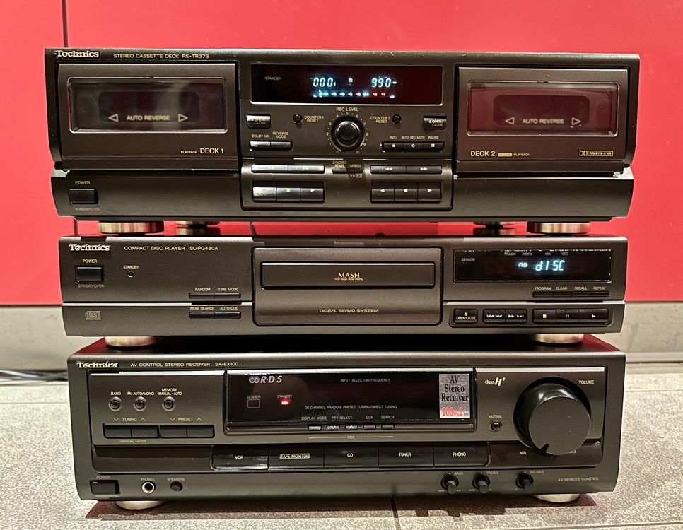 Technics Stereoanlage, KassettenDeck, CDPlayer, Controler Acheter sur Ricardo