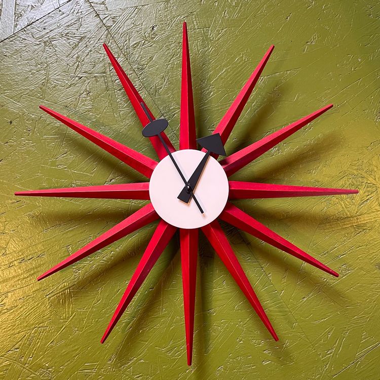 Wanduhr Vitra Nelson Sunburst Clock Kaufen auf Ricardo