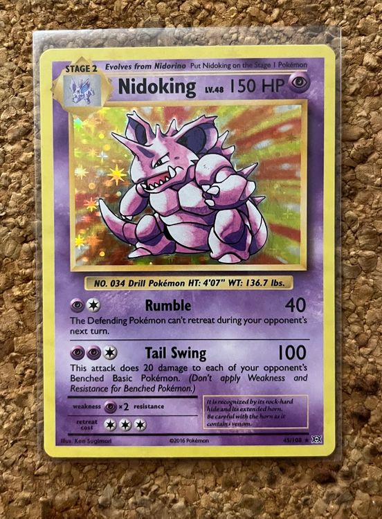 Nidoking Pokemon Evolutions 45108 Holo Kaufen Auf Ricardo 9241