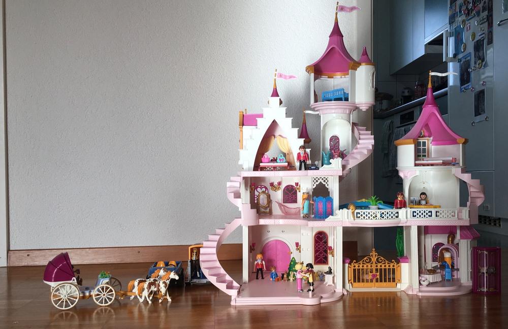 Playmobil Gro Es Prinzessinnenschloss Mit Figuren Und M Beln Kaufen