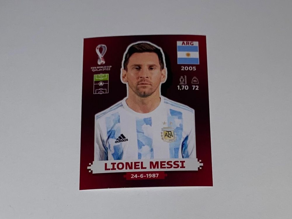 Panini Bild Messi WM 2022 Argentinien Kaufen Auf Ricardo