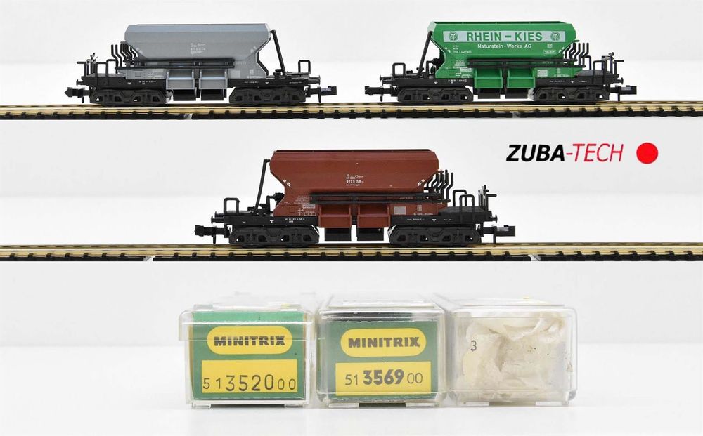 Minitrix 3x Selbstentladewagen Spur N | Comprare su Ricardo