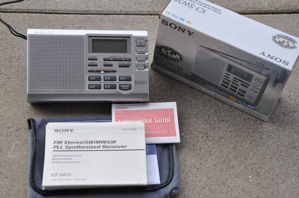 Weltempfanger Sony Icf Sw35 Wie Neu Ovp Kaufen Auf Ricardo