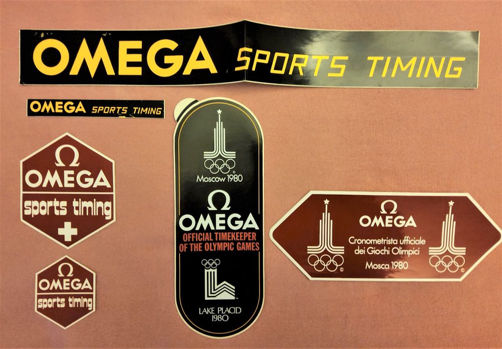 28 Vintage Offizielle OMEGA SPORTS TIMING Stickers Kaufen auf Ricardo