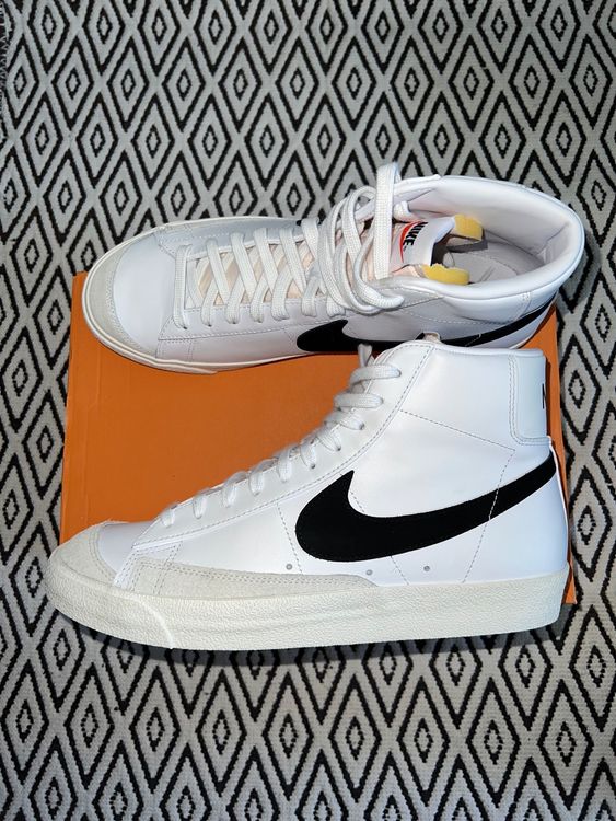 Nike Blazer Mid 77 White Black EU 45 | Kaufen auf Ricardo