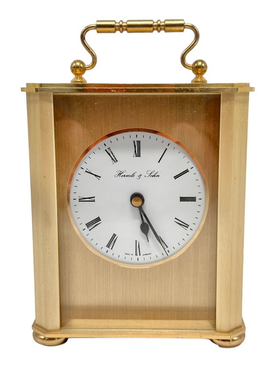 Pendule d'officier Hermle & John Allemagne quartz laiton Kaufen auf