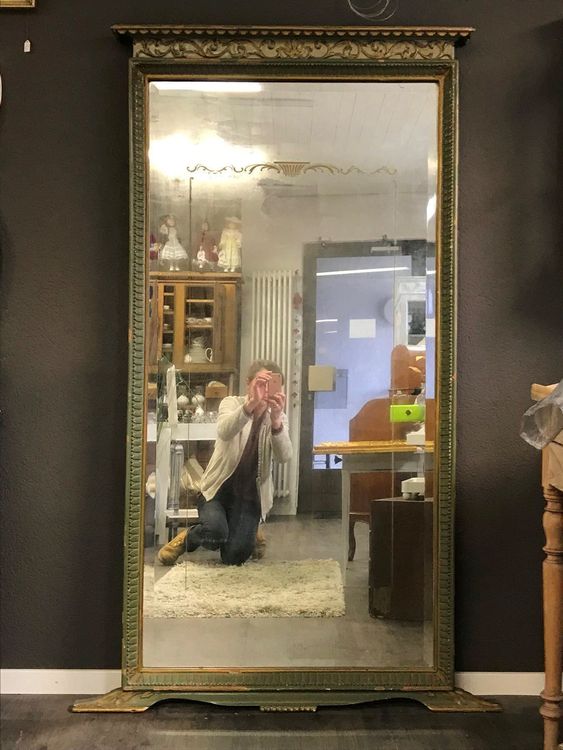 Antiker grosser Kamin Spiegel original kaufen auf Ricardo