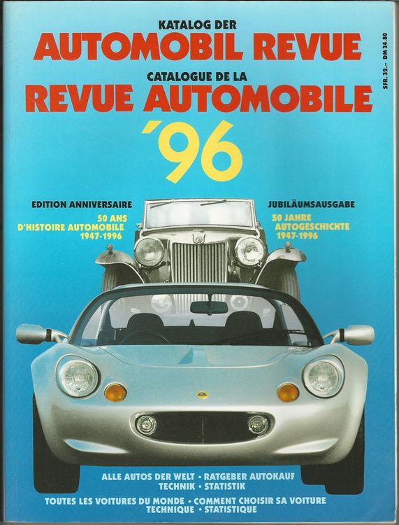 Automobil Revue Automobile Katalog 1996 Kaufen auf Ricardo
