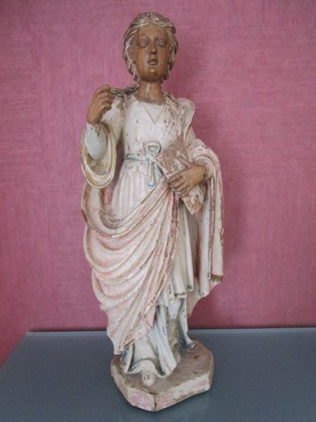 Heilige Anna Ende 18. Jhrd. H = 64 cm Kaufen auf Ricardo