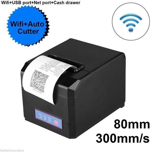 POS Print Black USB 58mm Thermal Dot Receipt Printer Kassendrucker Drucker ESC