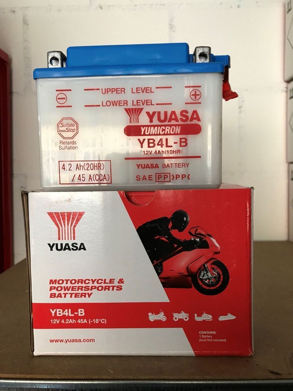 Аккумулятор yb4l bs