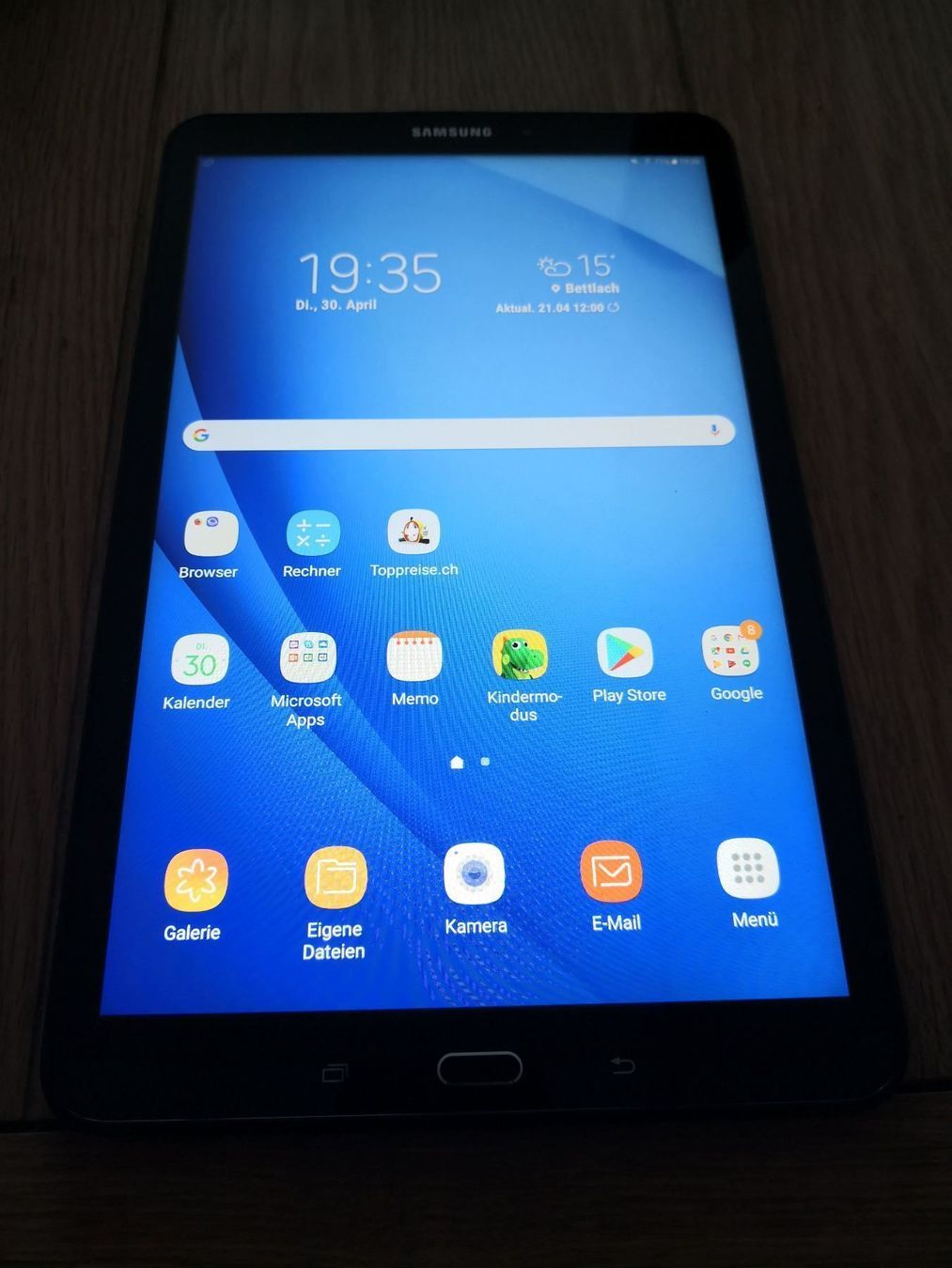 samsung galaxy sm t580