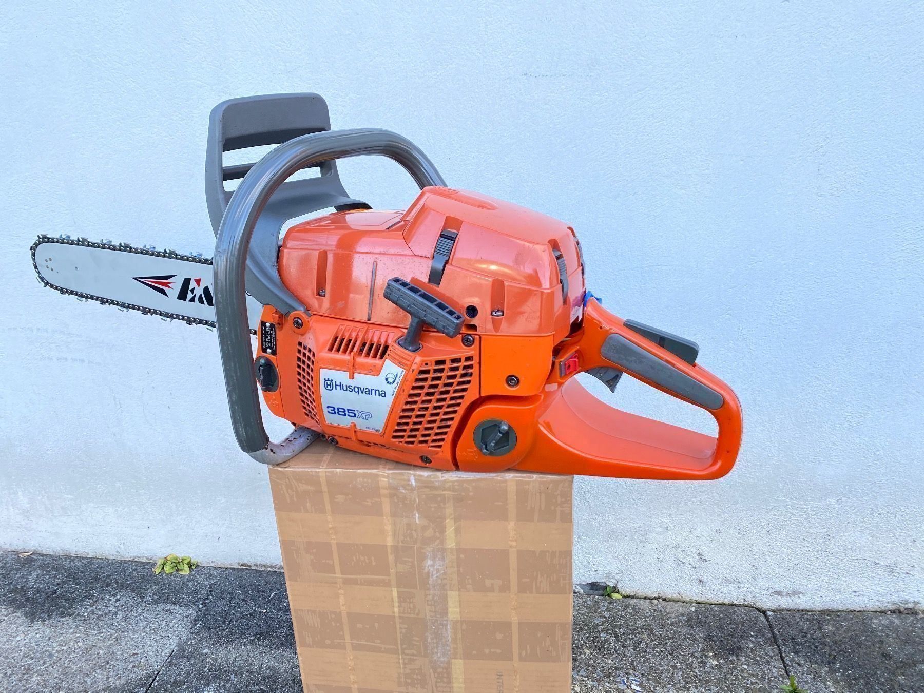 Profi Motorsäge Husqvarna 385 XP Kaufen auf Ricardo