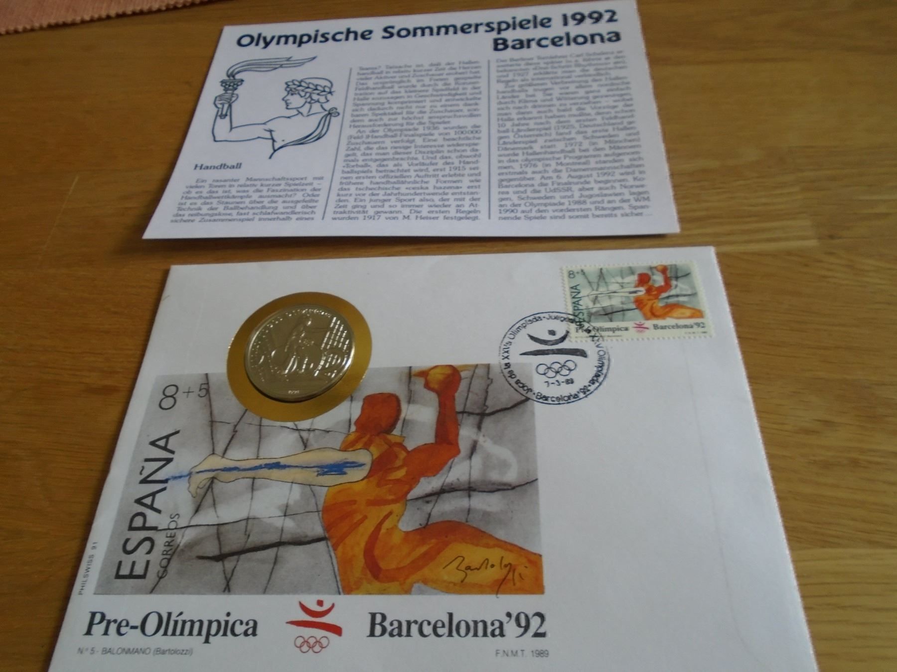 Munzbrief Olympische Sommerspiele 1992 Kaufen Auf Ricardo