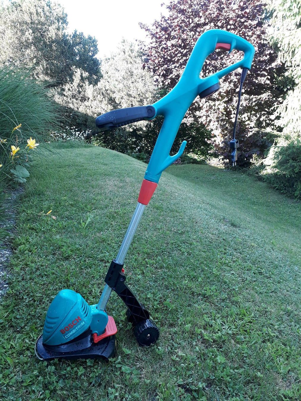 bosch rasentrimmer blau