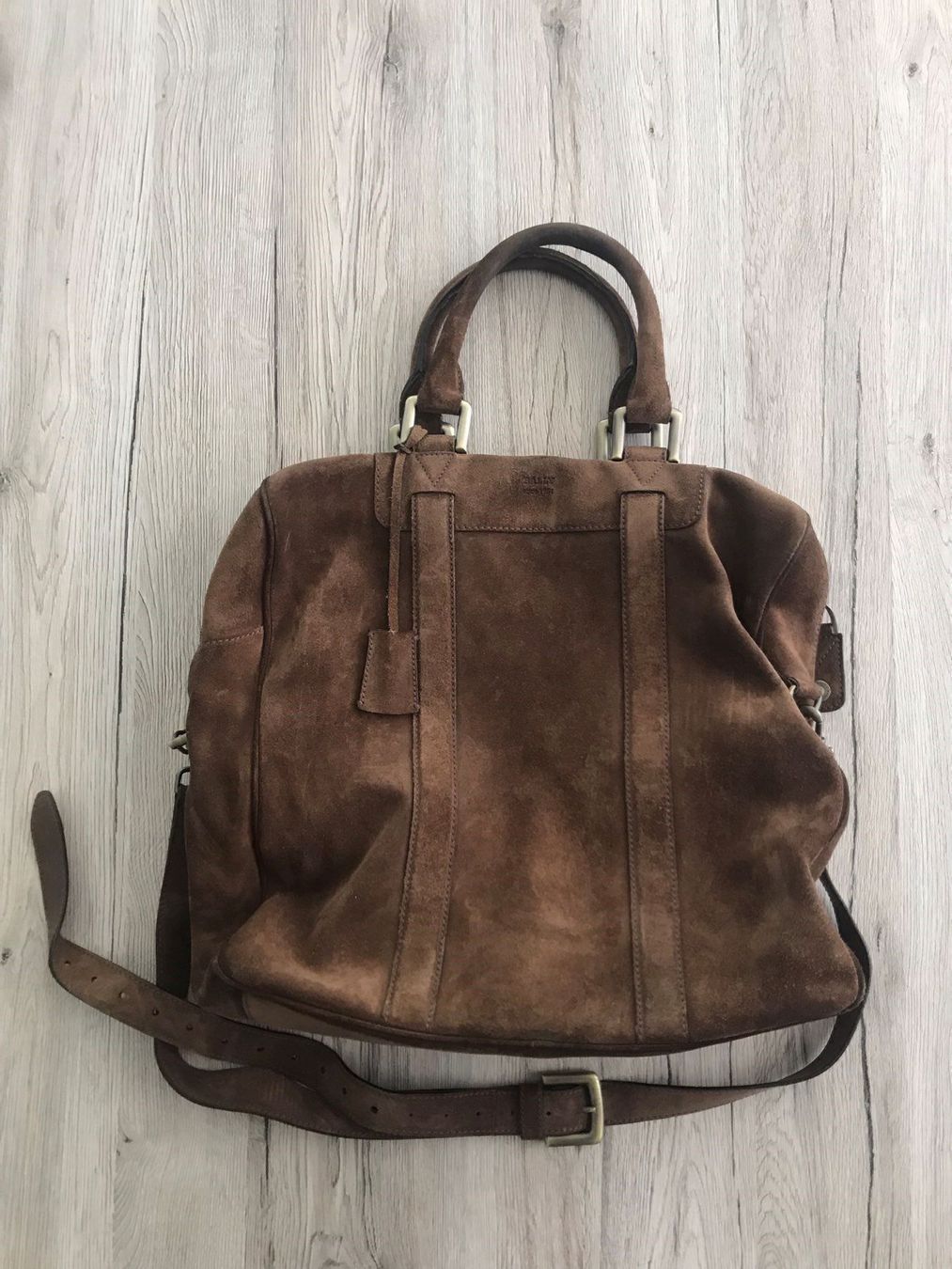 Neue Bally Tasche  braunes Wildleder Kaufen auf Ricardo