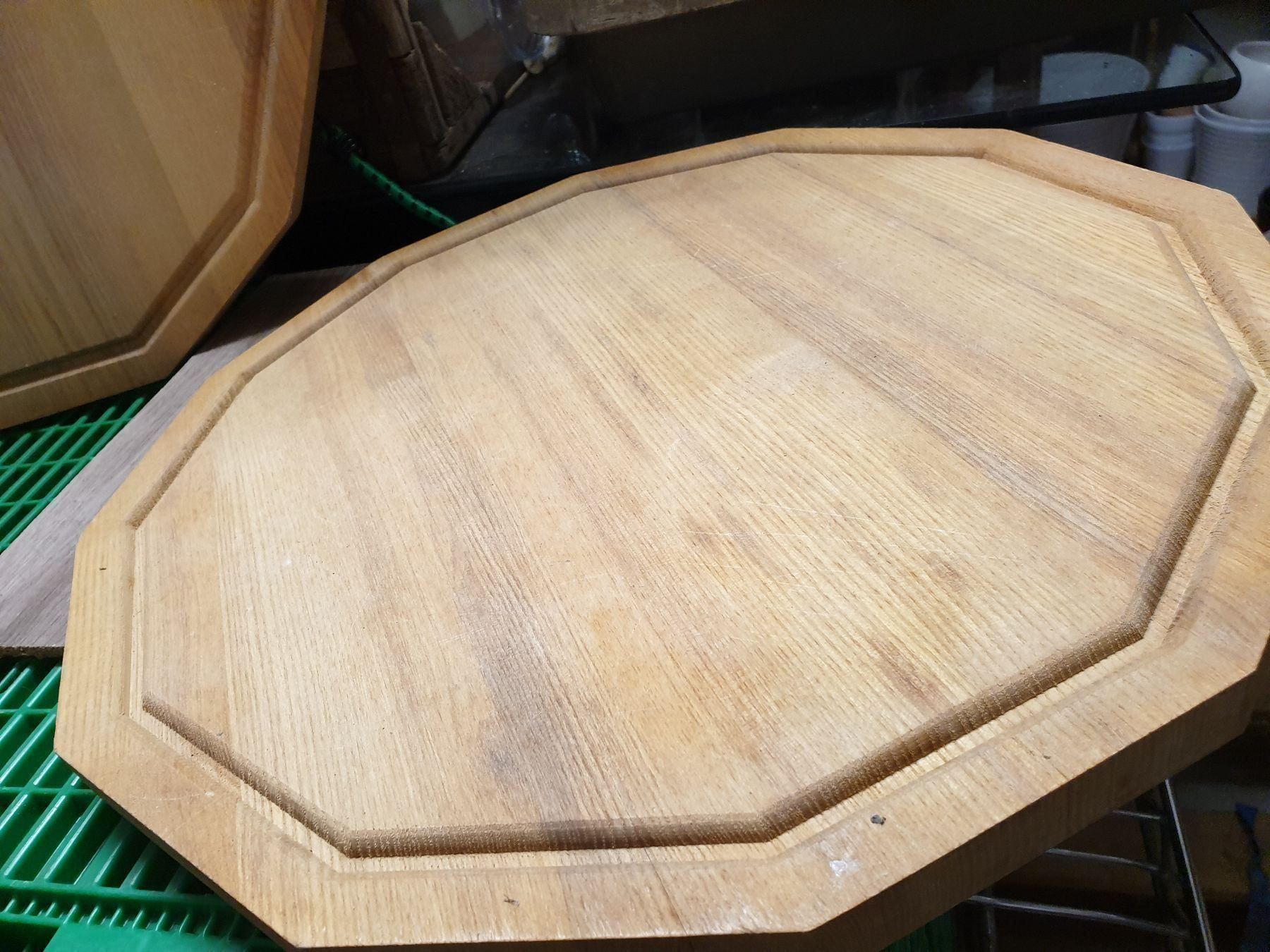 Großes Schneidebrett aus Holz 39 x 39 cm | Kaufen auf Ricardo