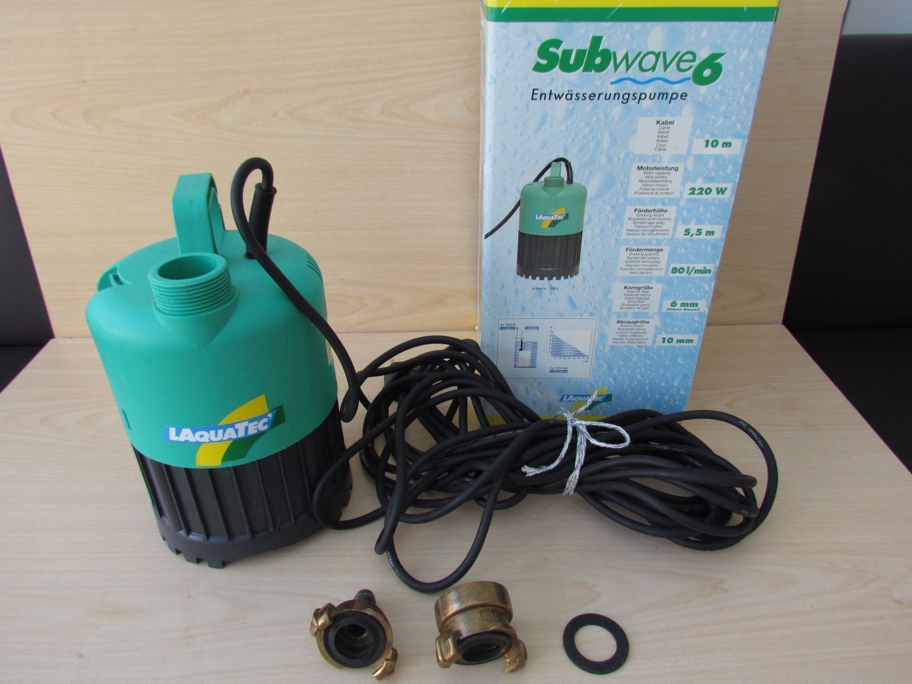 Entwässerungspumpe, 80 Liter/Min. 220 V | Kaufen auf Ricardo