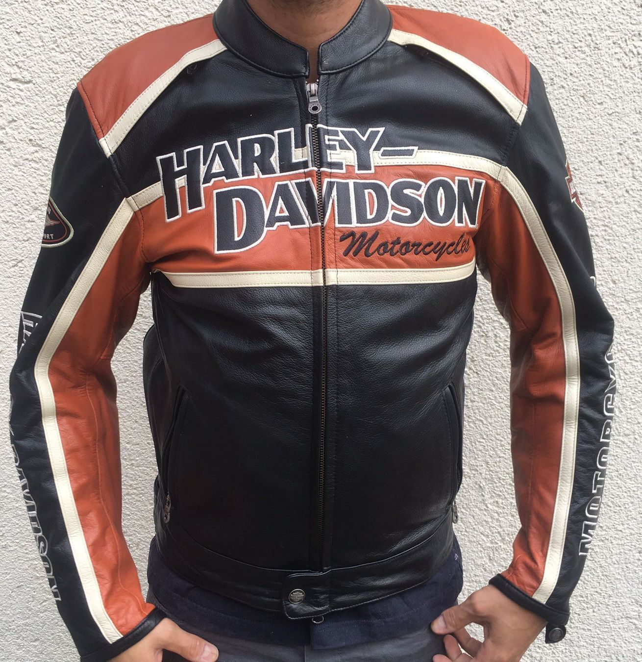 harley davidson lederjacke herren usa