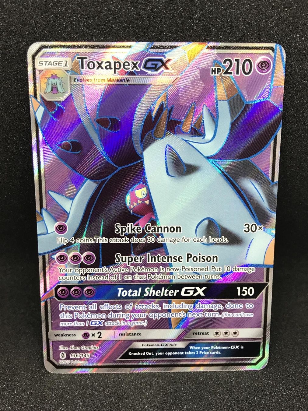 Toxapex GX Full Art - Carte Pokemon | Acheter sur Ricardo