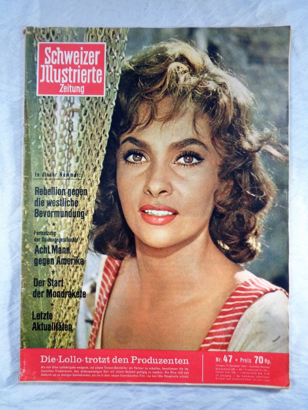 Schweizer Illustrierte Zeitung 1958 Nr47 Acheter Sur Ricardo