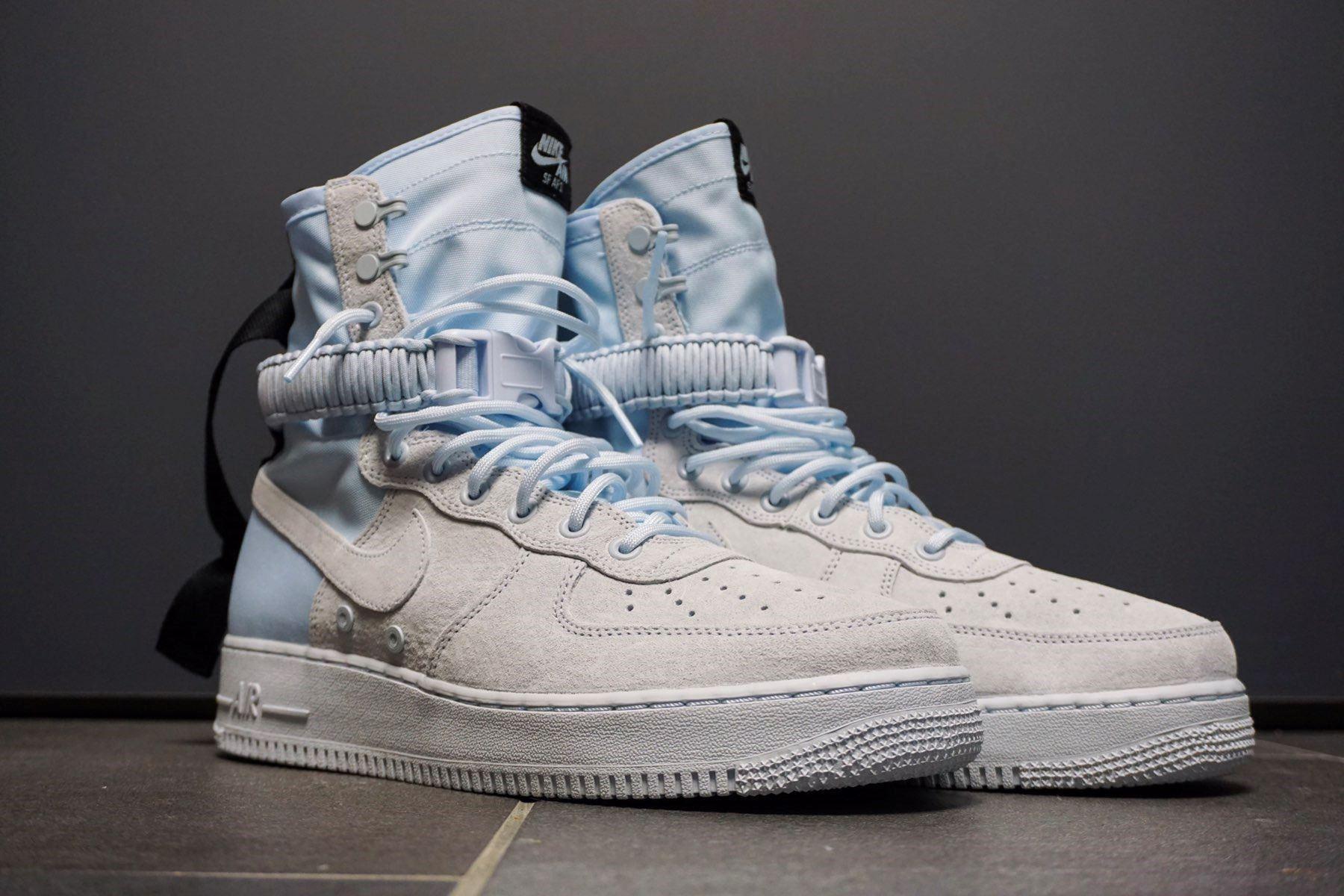 nike sf air force 1 high blue tint