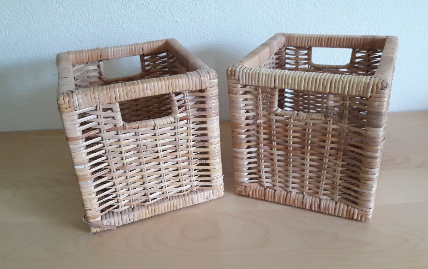 2x Branas Korb Rattan Klein Ikea Kaufen Auf Ricardo