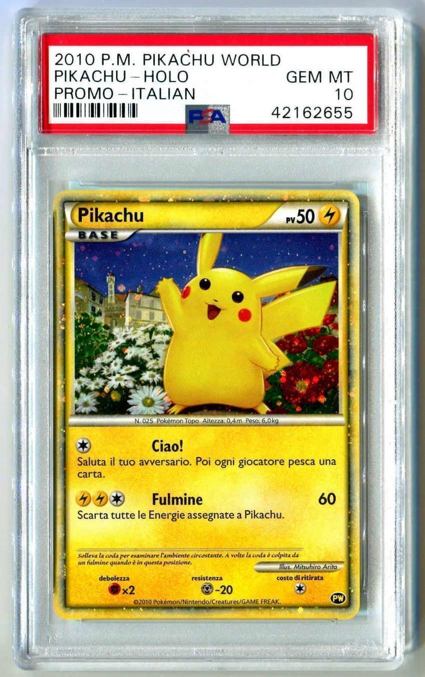 PSA 10 Pikachu World Collection IT | Kaufen auf Ricardo