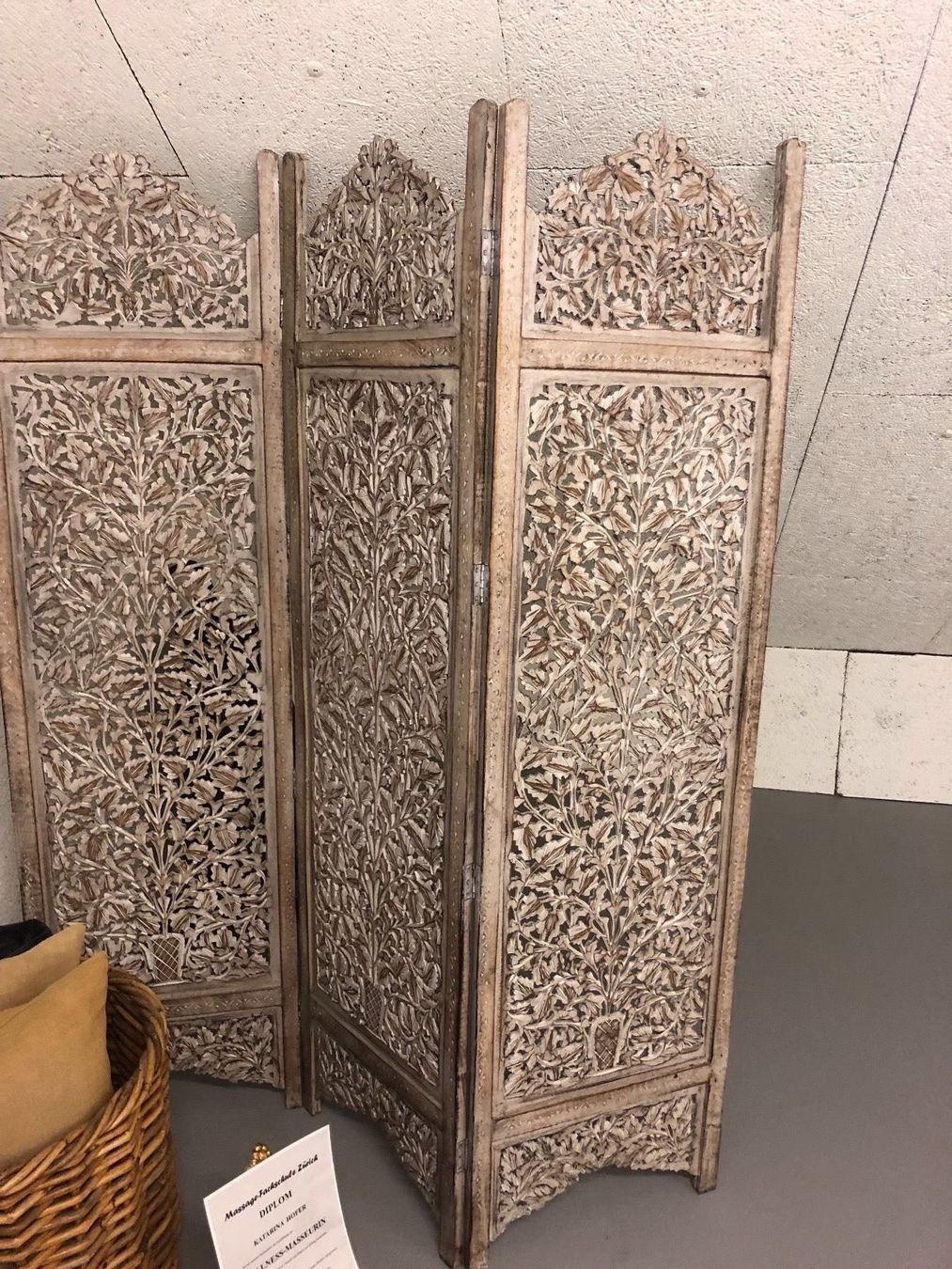 Balinesische Trennwand aus Holz | Kaufen auf Ricardo