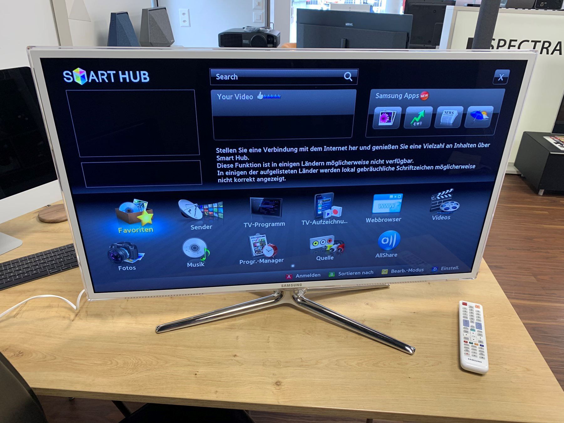 Samsung LED TV weiss kaufen auf Ricardo