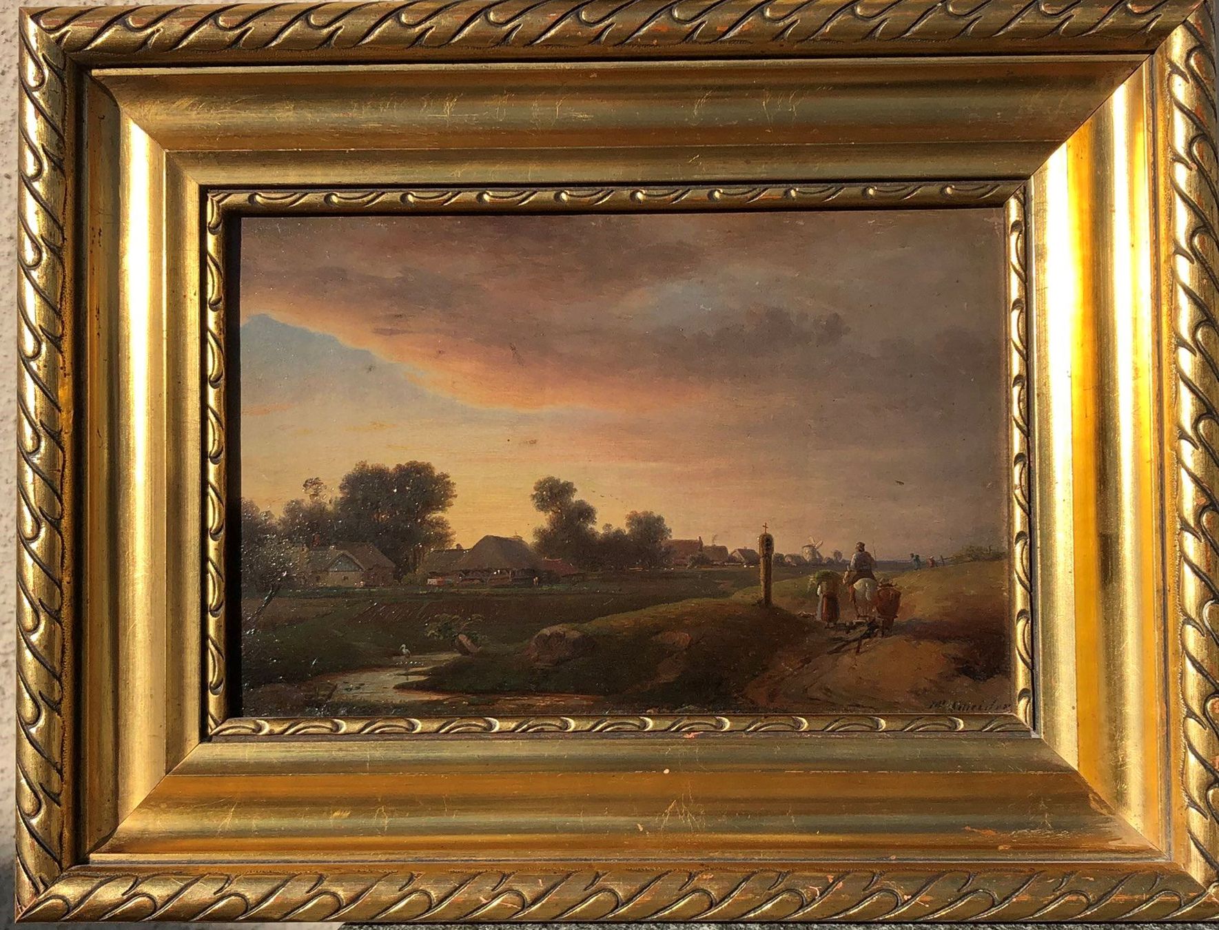 Wilhelm Heinrich Schneider Orig. Gemälde kaufen auf Ricardo