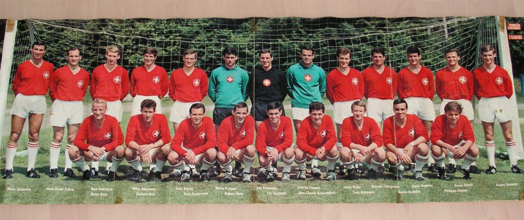 Poster Fussball Nati Schweiz Wm 1966 Kaufen Auf Ricardo