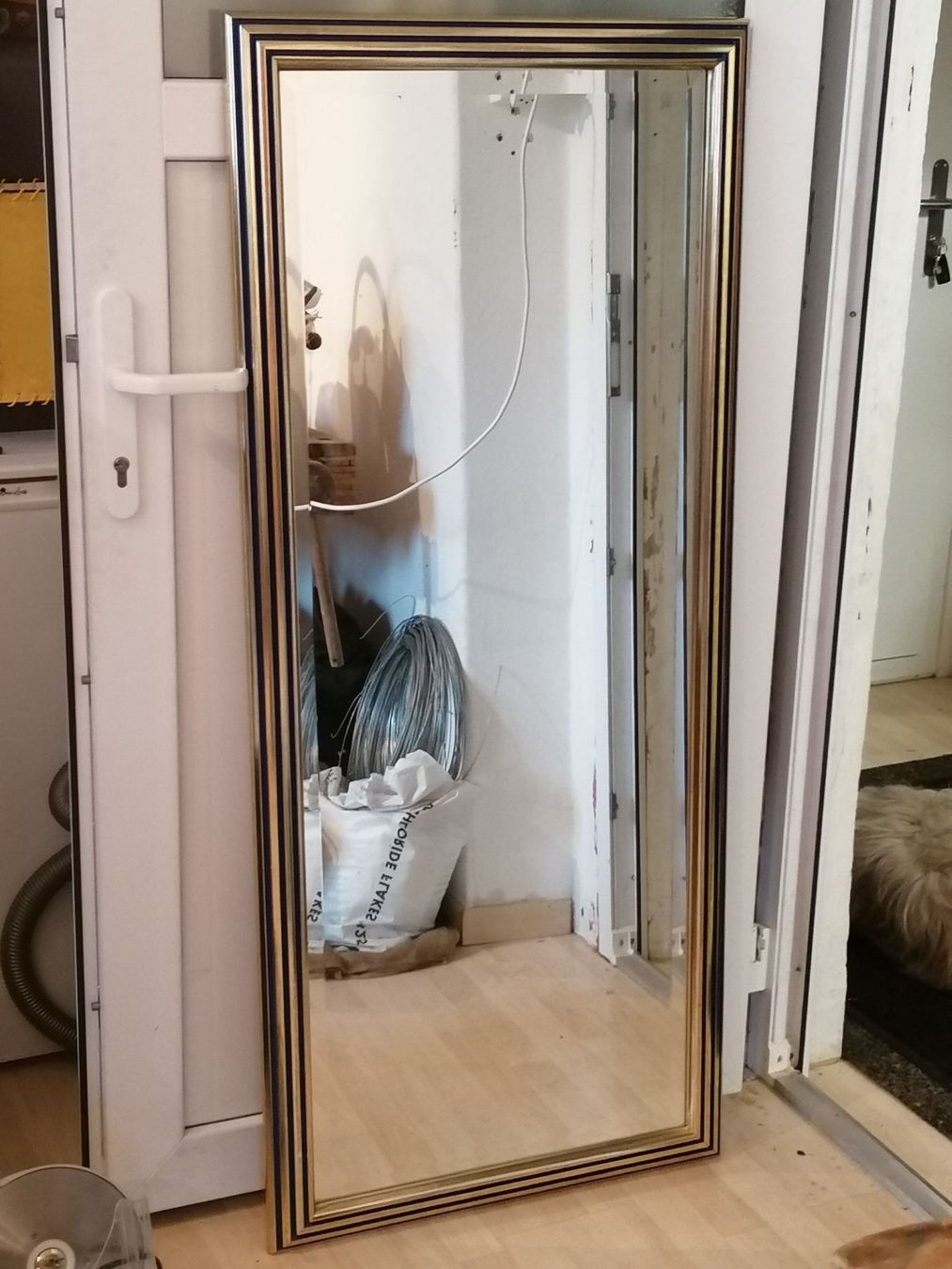 Schwerer grosser Holzspiegel | Kaufen auf Ricardo