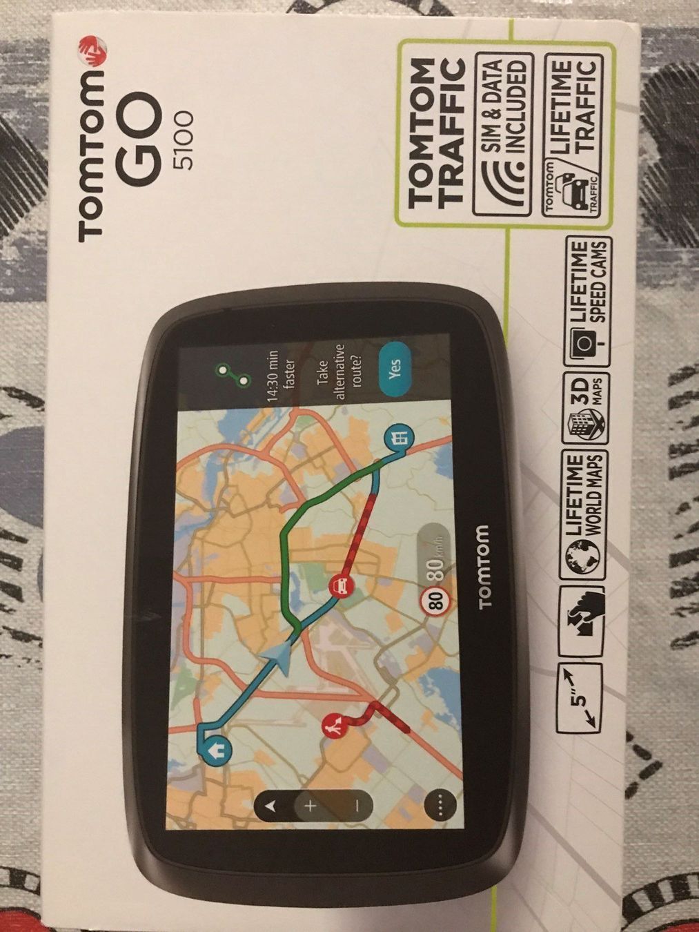 TomTom GO 5100 WORLD Lifetime Maps Kaufen auf Ricardo