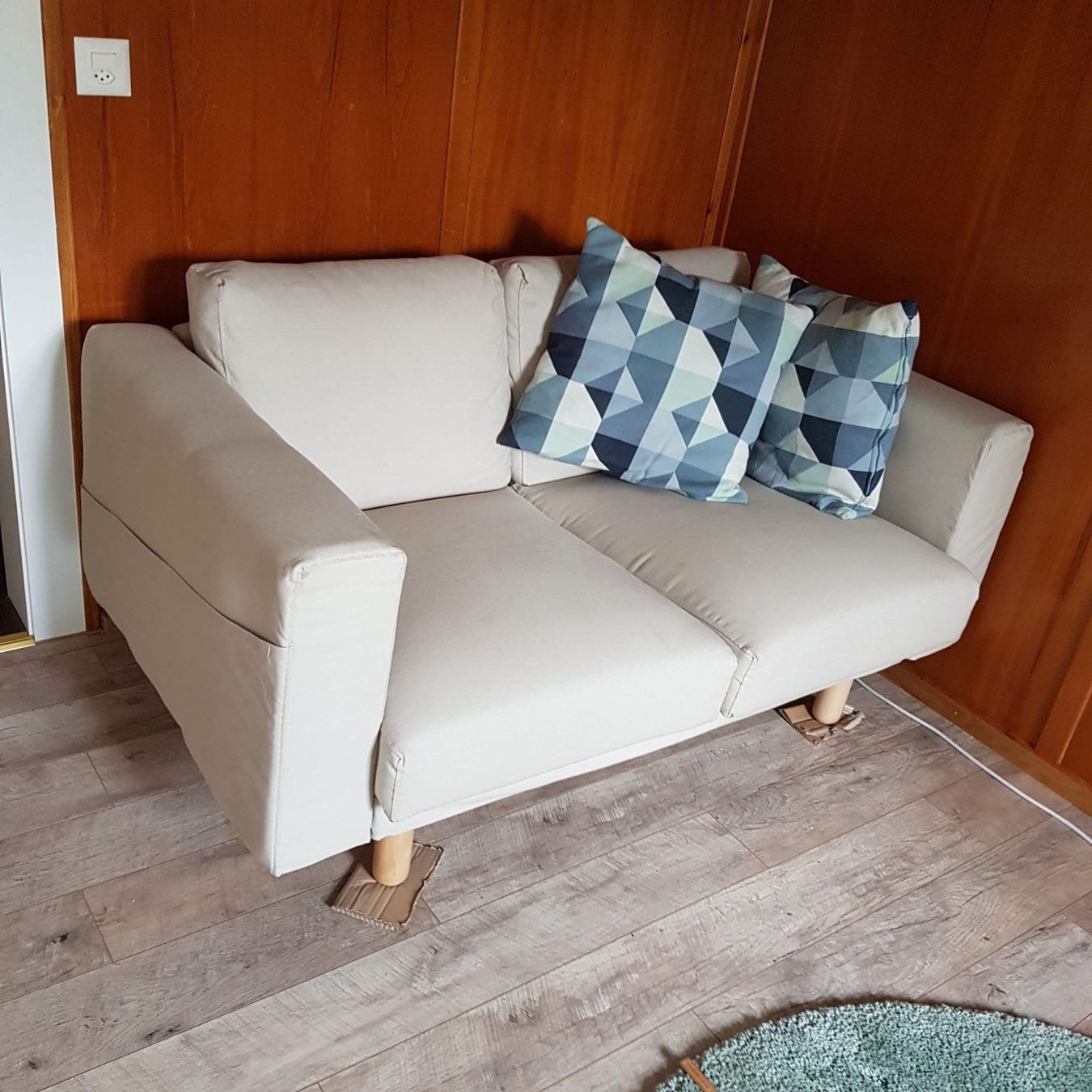 ikea sofa norsborg beige 2-er kaufen auf Ricardo