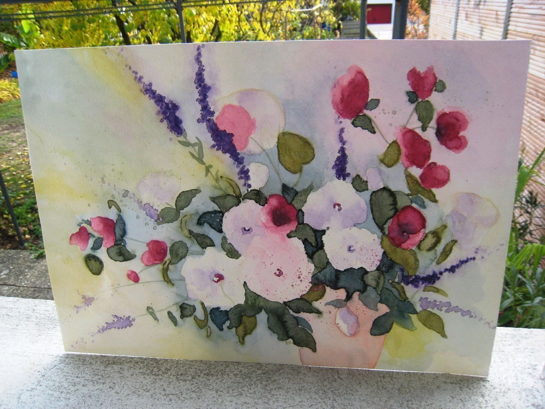 Blumenstrauss 3 Gemalt 07 Kaufen Auf Ricardo