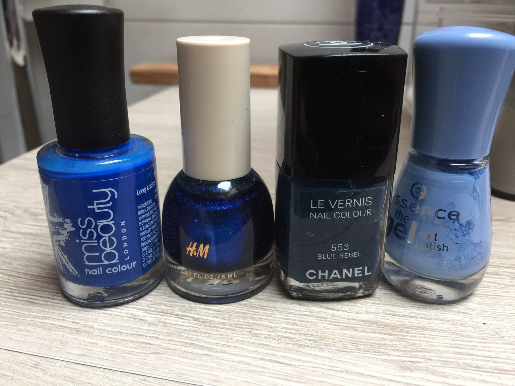 4 Blaue Nagellacke U A Von Chanel Kaufen Auf Ricardo