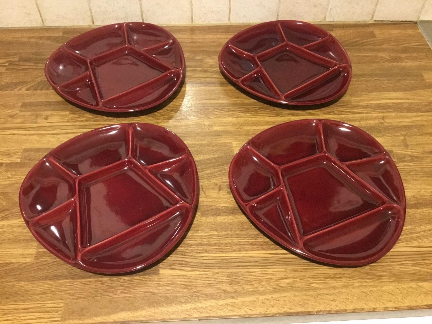 4 Fondue chinoise /bourguignone Teller Kaufen auf Ricardo