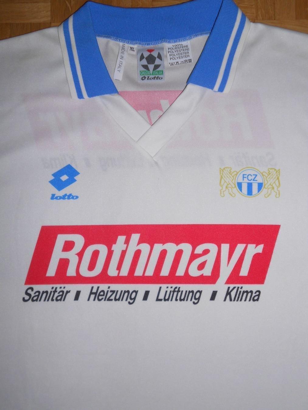 FC ZÜRICH FCZ TRIKOT SHIRT 1993-1995 | Acheter sur Ricardo